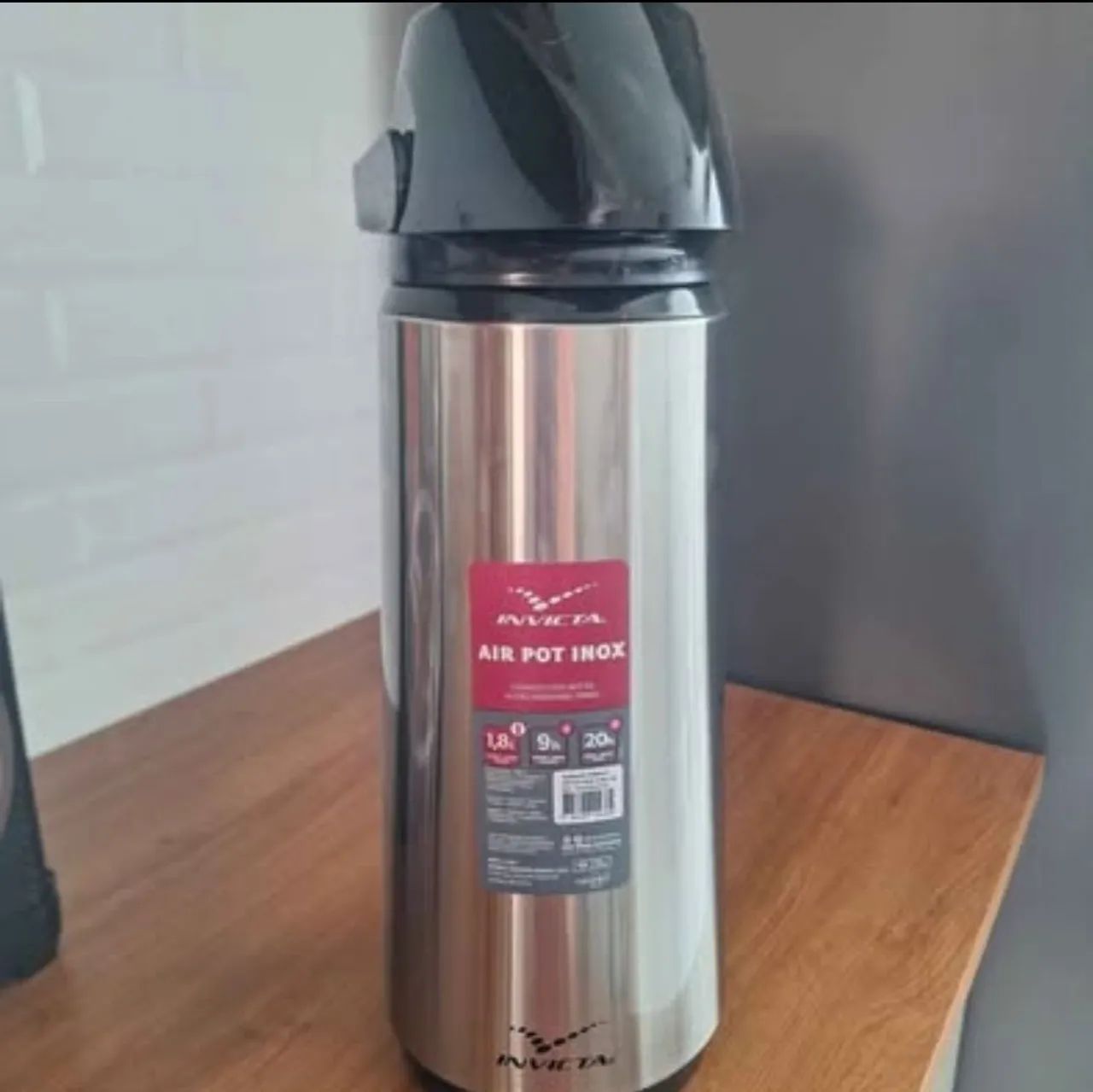 Garrafa Térmica Invicta Air Pot Inox 1,8L - Foto 2