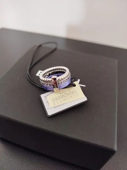 Anel Breil Breilogy - Roxo - Cristais Swarovski - Foto 2