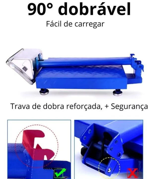 Balança  digital  300 kg novas com garantia.  - Foto 6