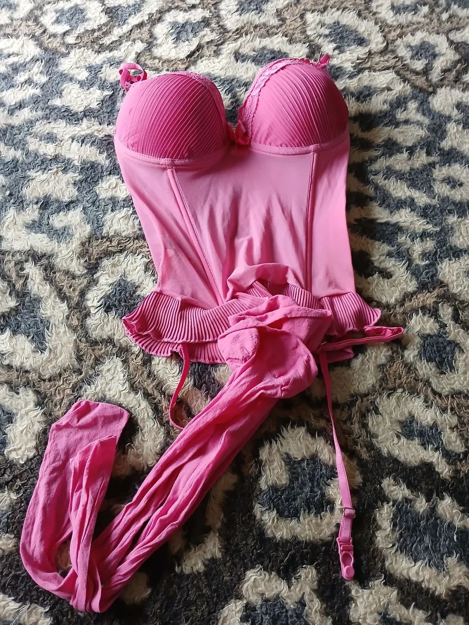 Conjunto de corpete, corpete e camisola. - Foto 3
