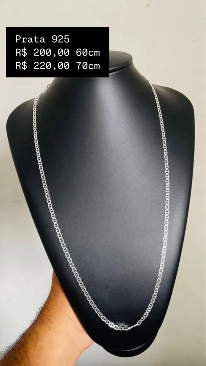 Corrente de Prata 925 - 60cm e 70cm