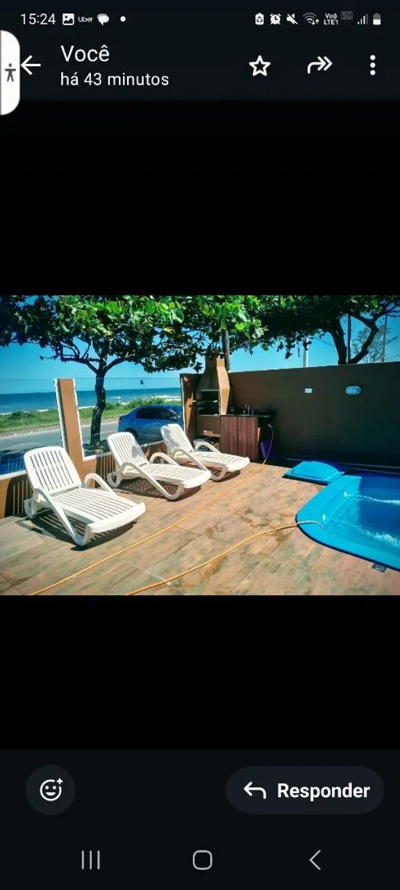 CASA COM PISCINA DE FRENTE PARA O MAR . - Foto 6