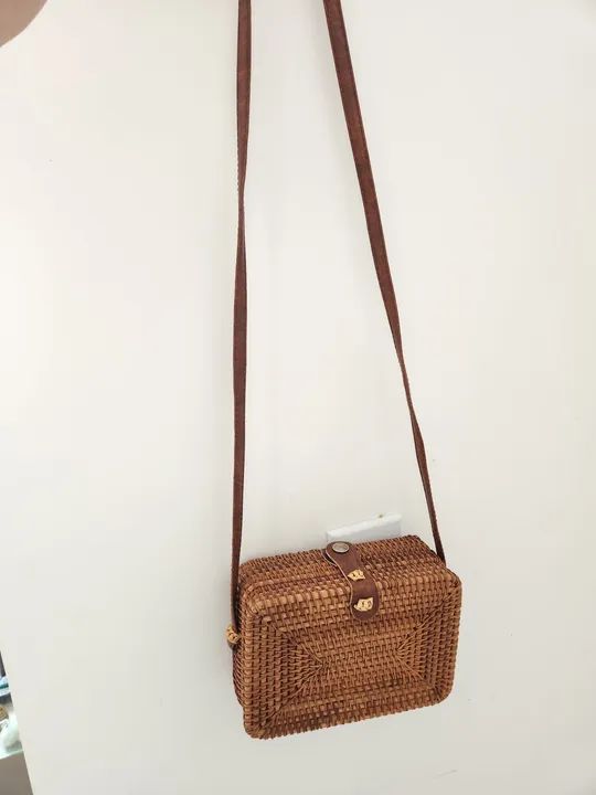 Bolsa de bambu retangular transversal  - Foto 6