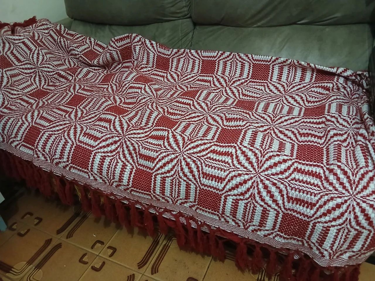 Colcha vermelha 