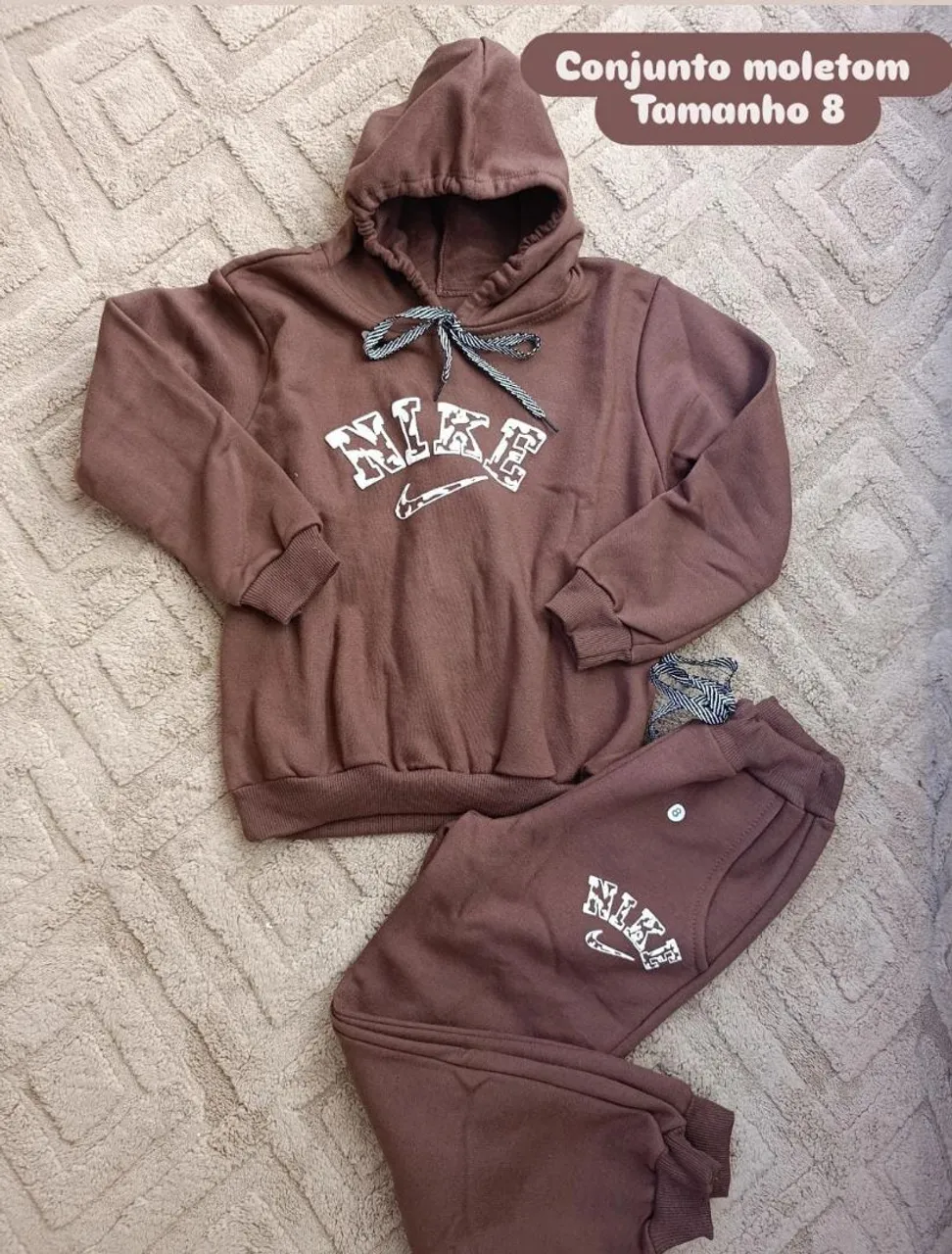 Conjunto Moletom Nike - Tamanho 8