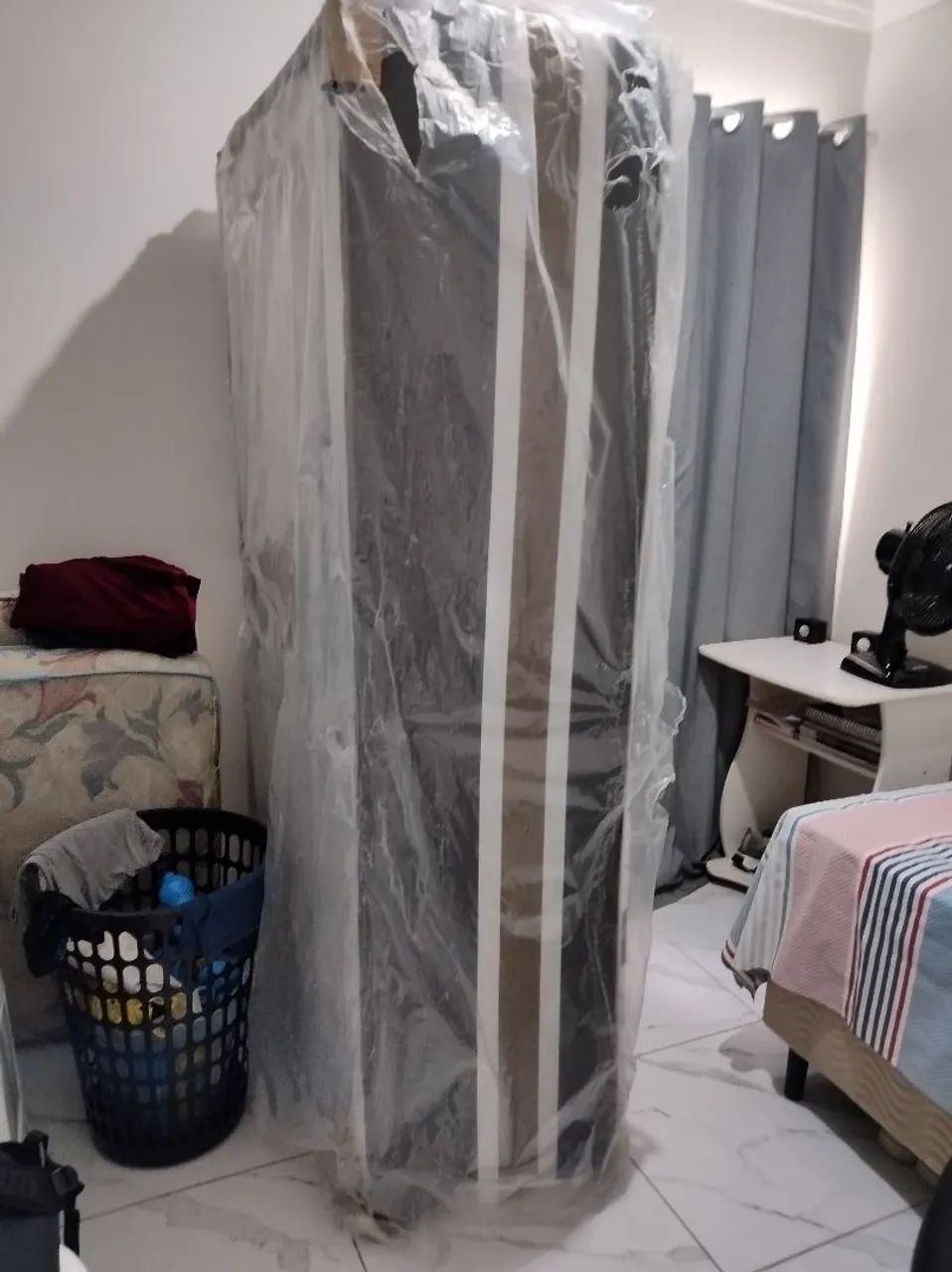 Vendo cama box conjugado de solteiro, marca Ortobom.  - Foto 3