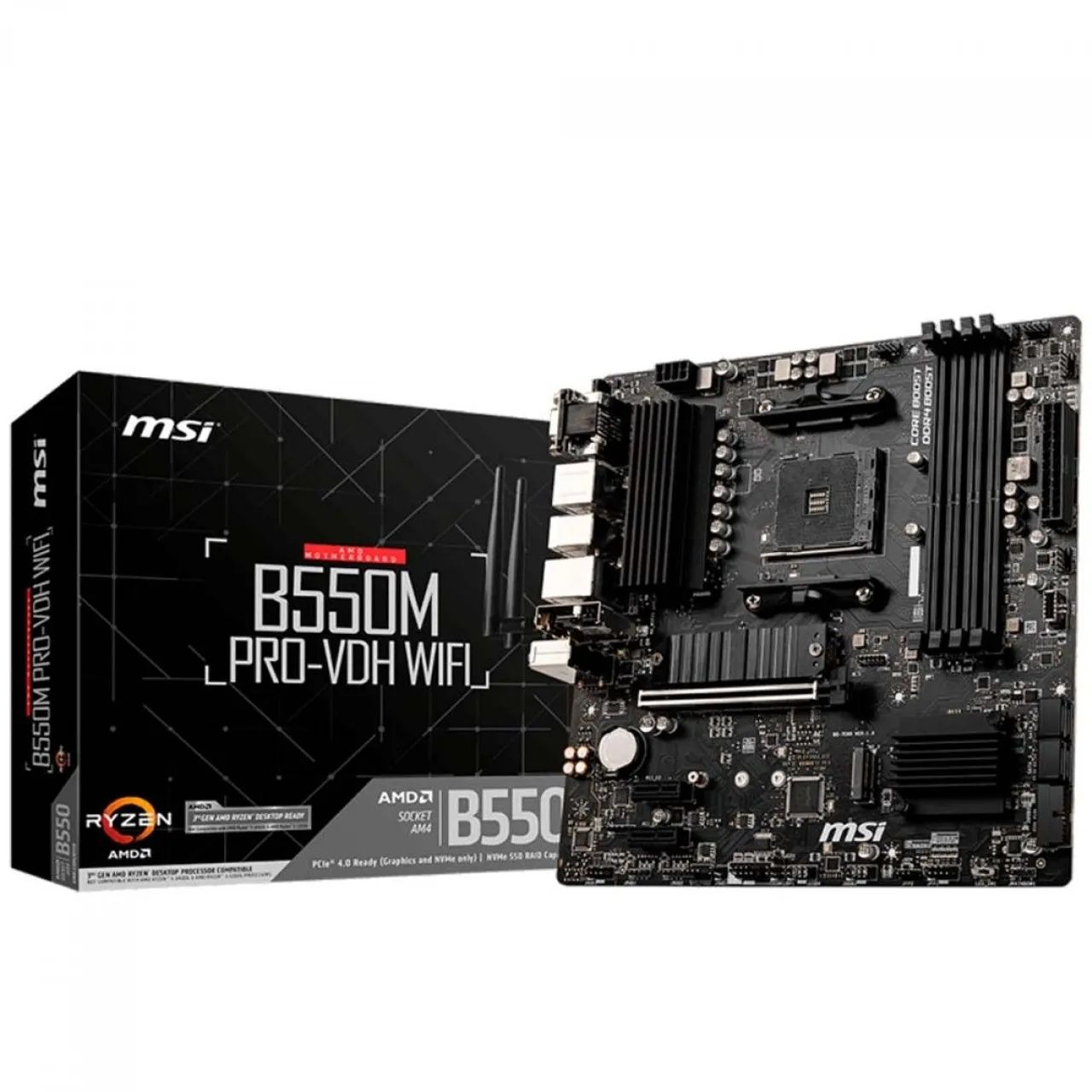 Placa-Mãe MSI B550M PRO-VDH WIFI - Foto 2
