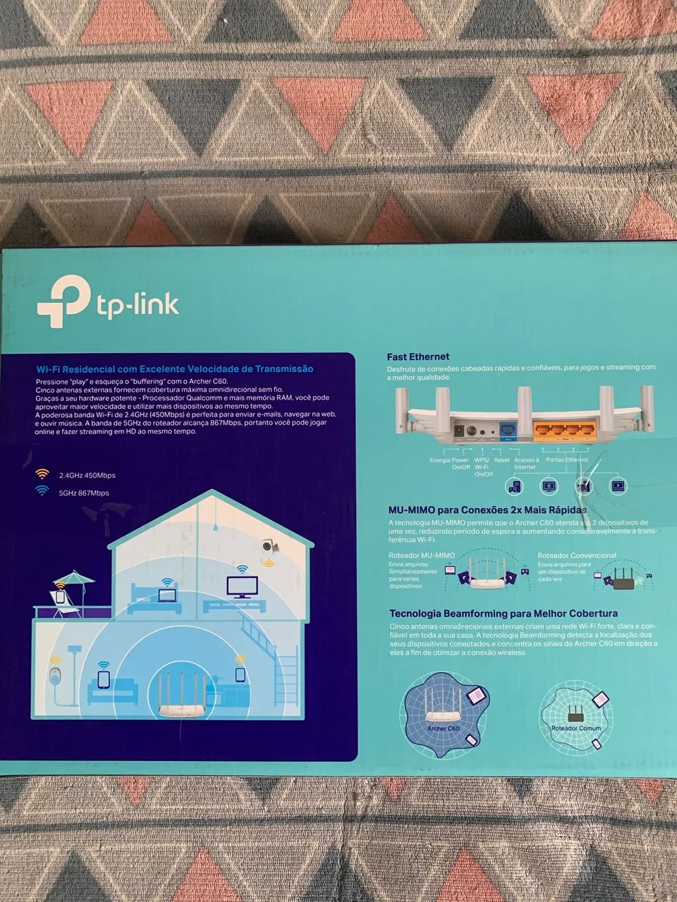 roteador tp link archer c60 ac1350 - Foto 3