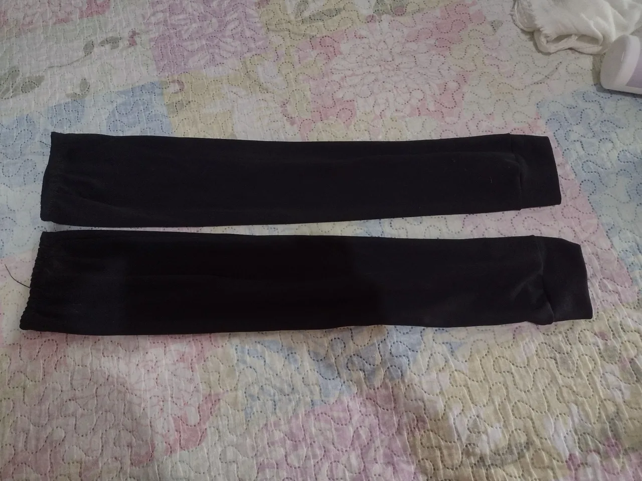 1 par de manga preta para Motoboy