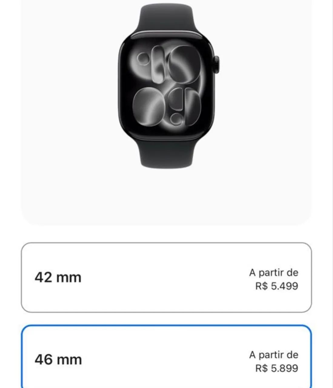 Muito barato! Apple Watch séries 11 46mm