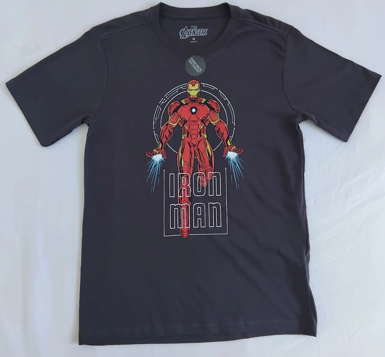 Camiseta Homem de Ferro Marvel- TAM: P, M, G e GG.