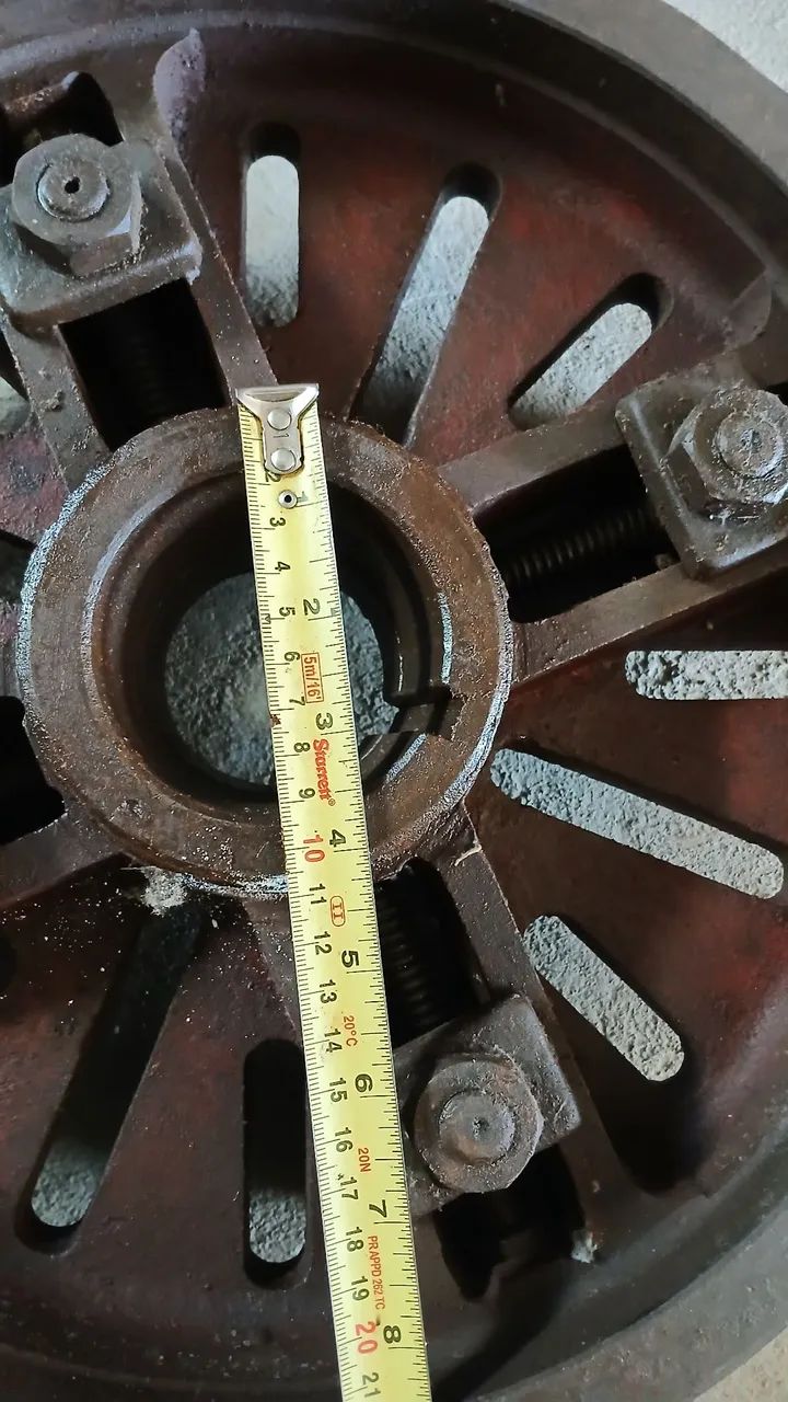 Placa de torno de quatro castanha - Foto 2