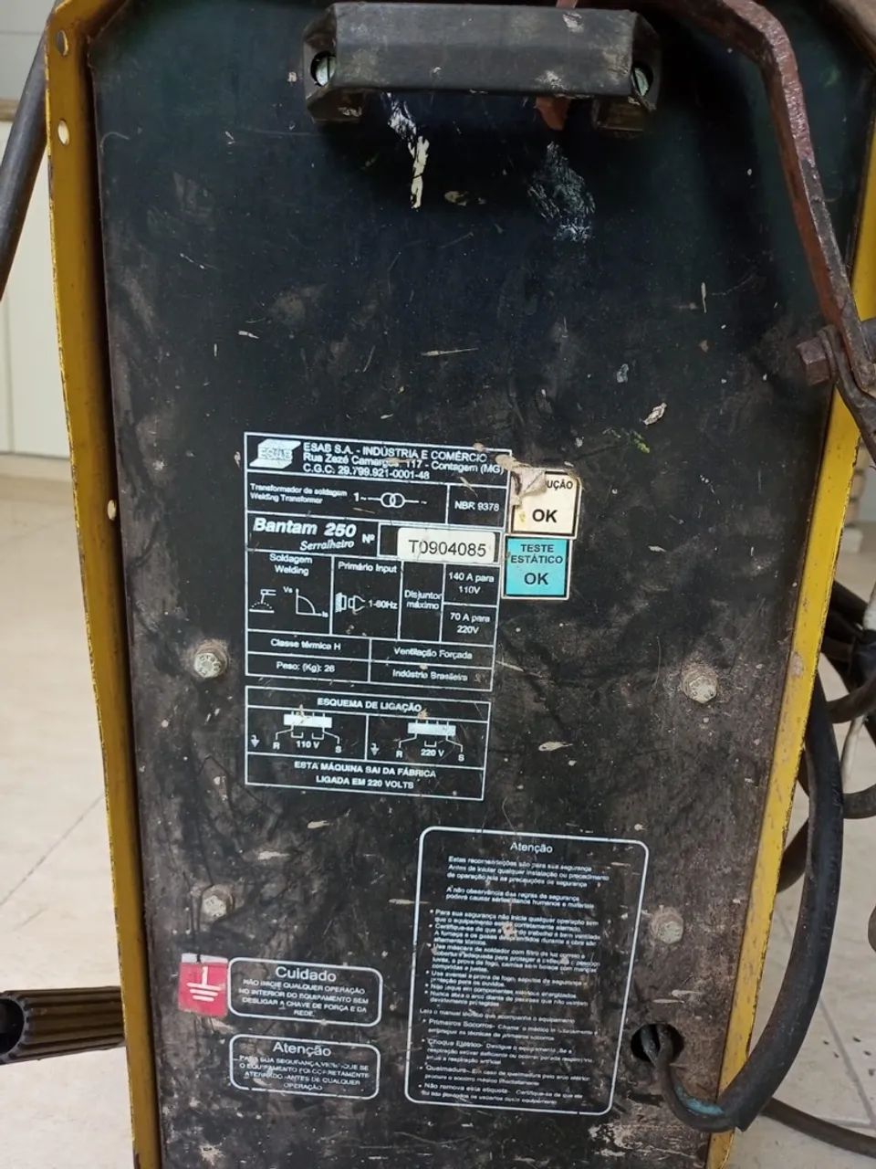 Solda Bantam 250 Serralheiro - Foto 4