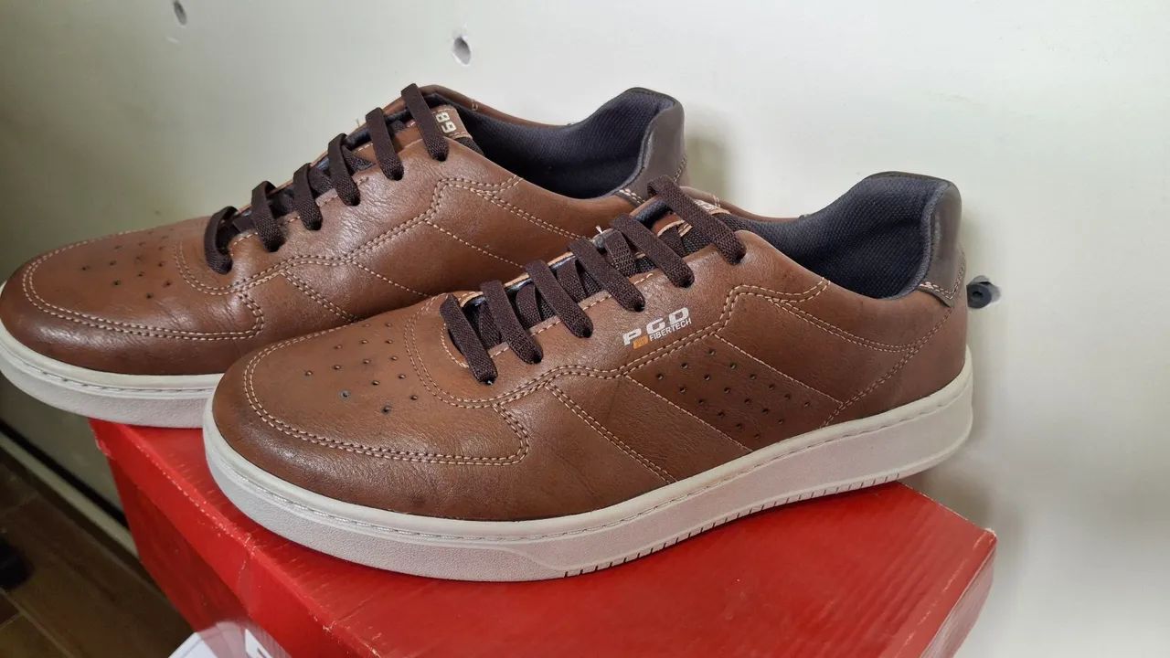 Tênis sapato Casual Marrom PGD Pegada - Foto 5