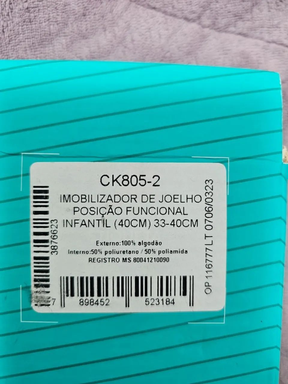 mobilizador de Joelho Fixo Infantil - Tamanho 2 - CK805 Chantal - Foto 3