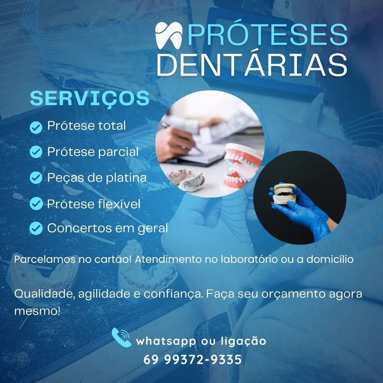 Próteses dentárias 