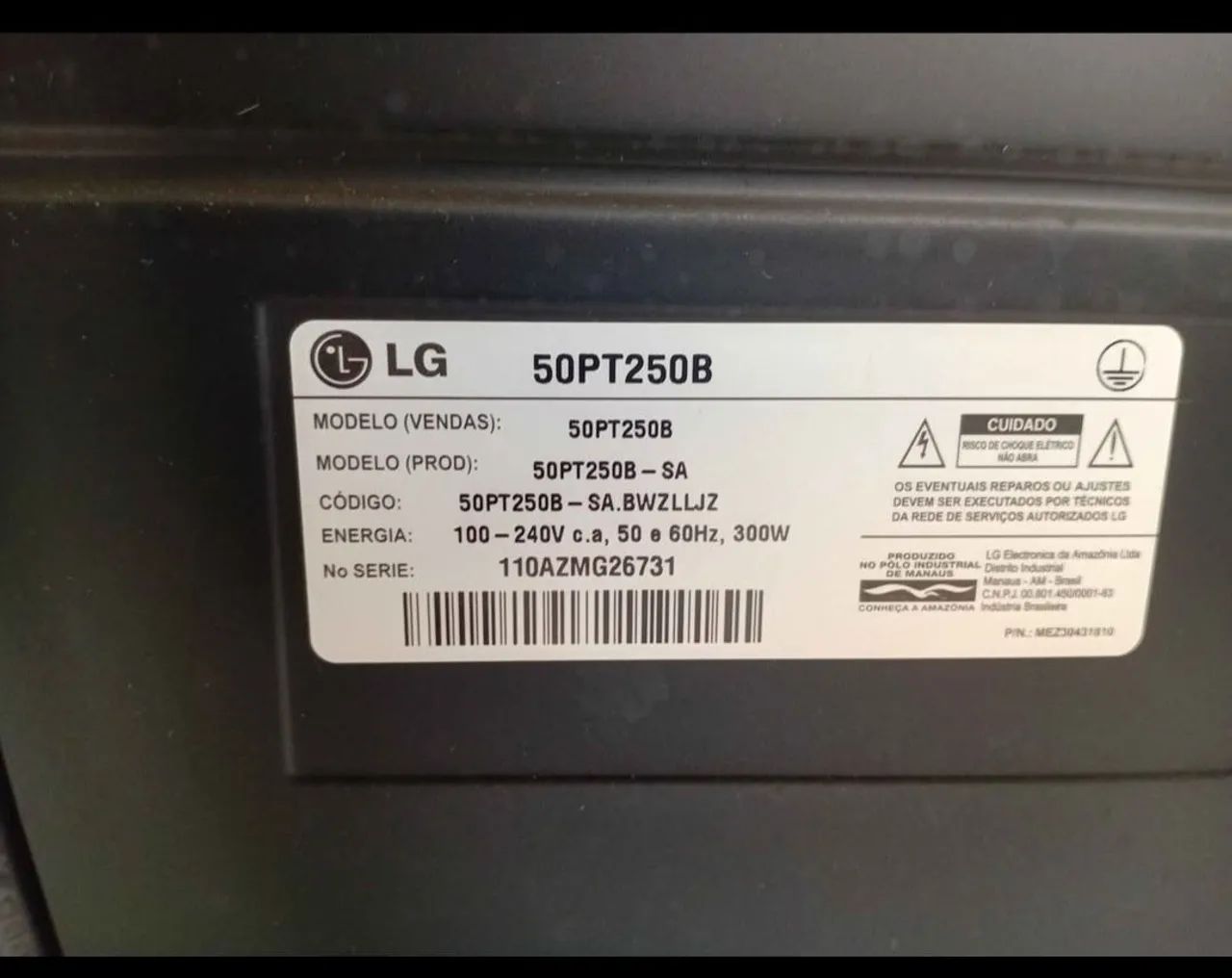 Tv LG de plasma 50' - Foto 3