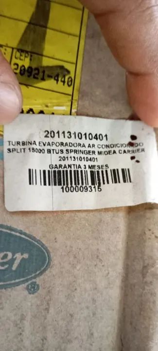 Turbina Springer Carrier 18.000 BTUS - Foto 2