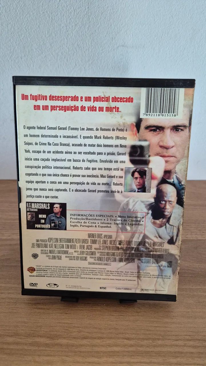 DVD U. S. Marshals - Os Federais - Foto 2
