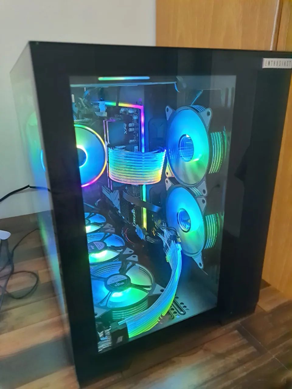 PC Gamer Ryzen 7  7700X AM5 com caixas. - Foto 4