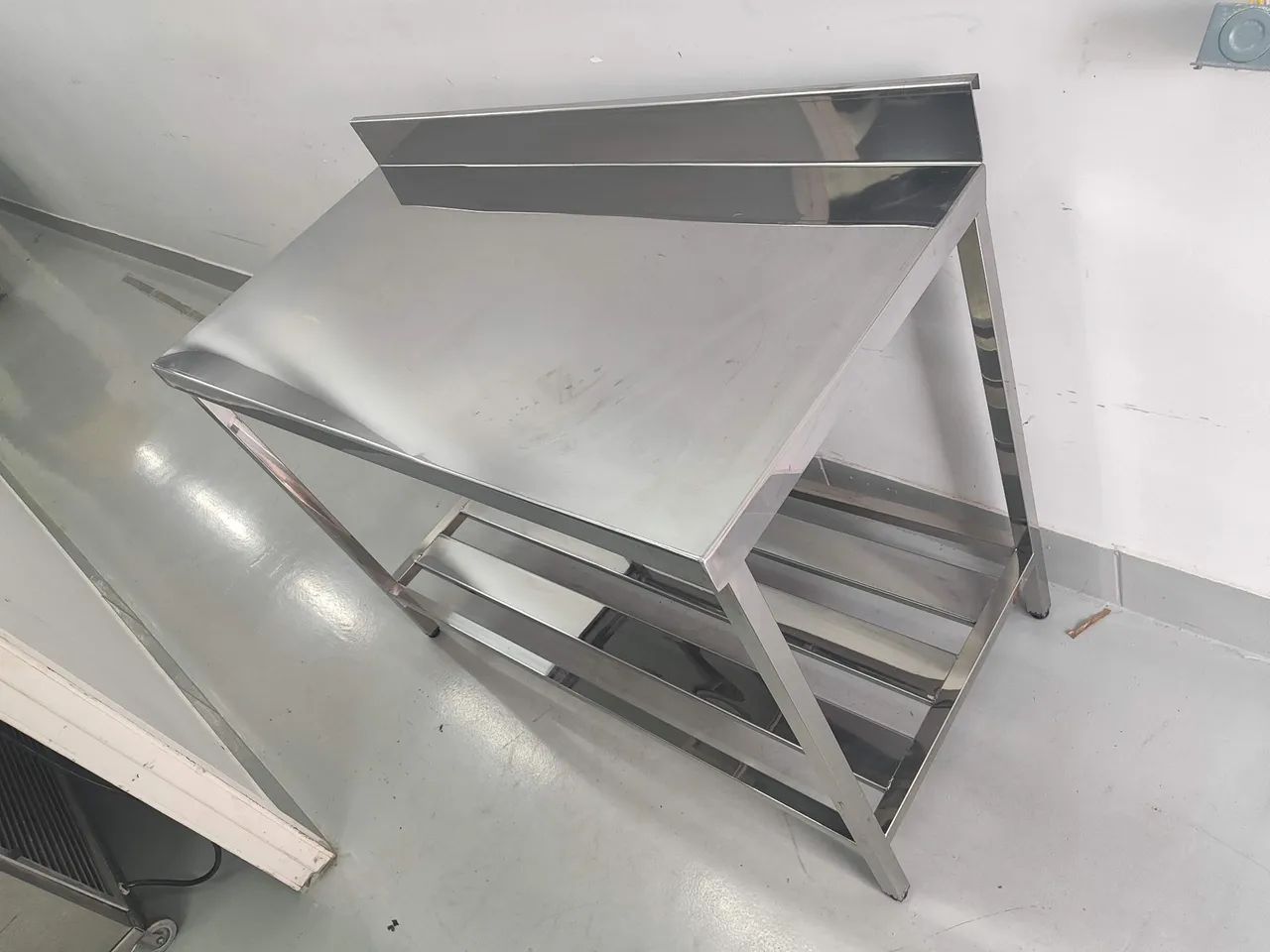 Mesa inox  1.20x60  A PRONTA ENTREGA  - Foto 5