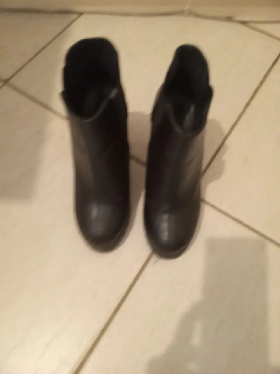 Botas de cano curto pretas