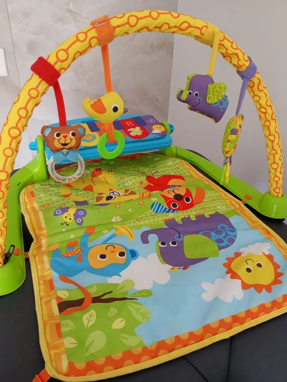 Tapete Ginásio Atividades Bebe com Piano 