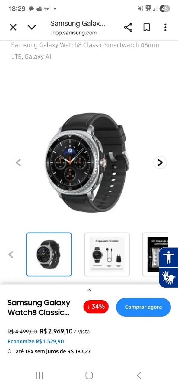 SmartWatch 8 Samsung Classic - Foto 4