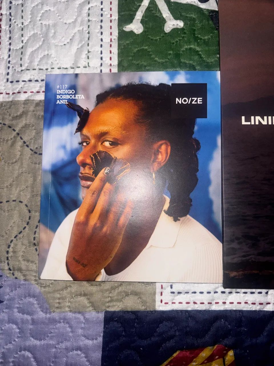 Liniker Índigo Borboleta Anil LP disco de Vinil Noize Records - Foto 3