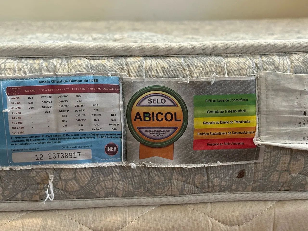 VENDO COLCHÃO E BOX ORTHOCRIN VEGA D33 - Foto 5