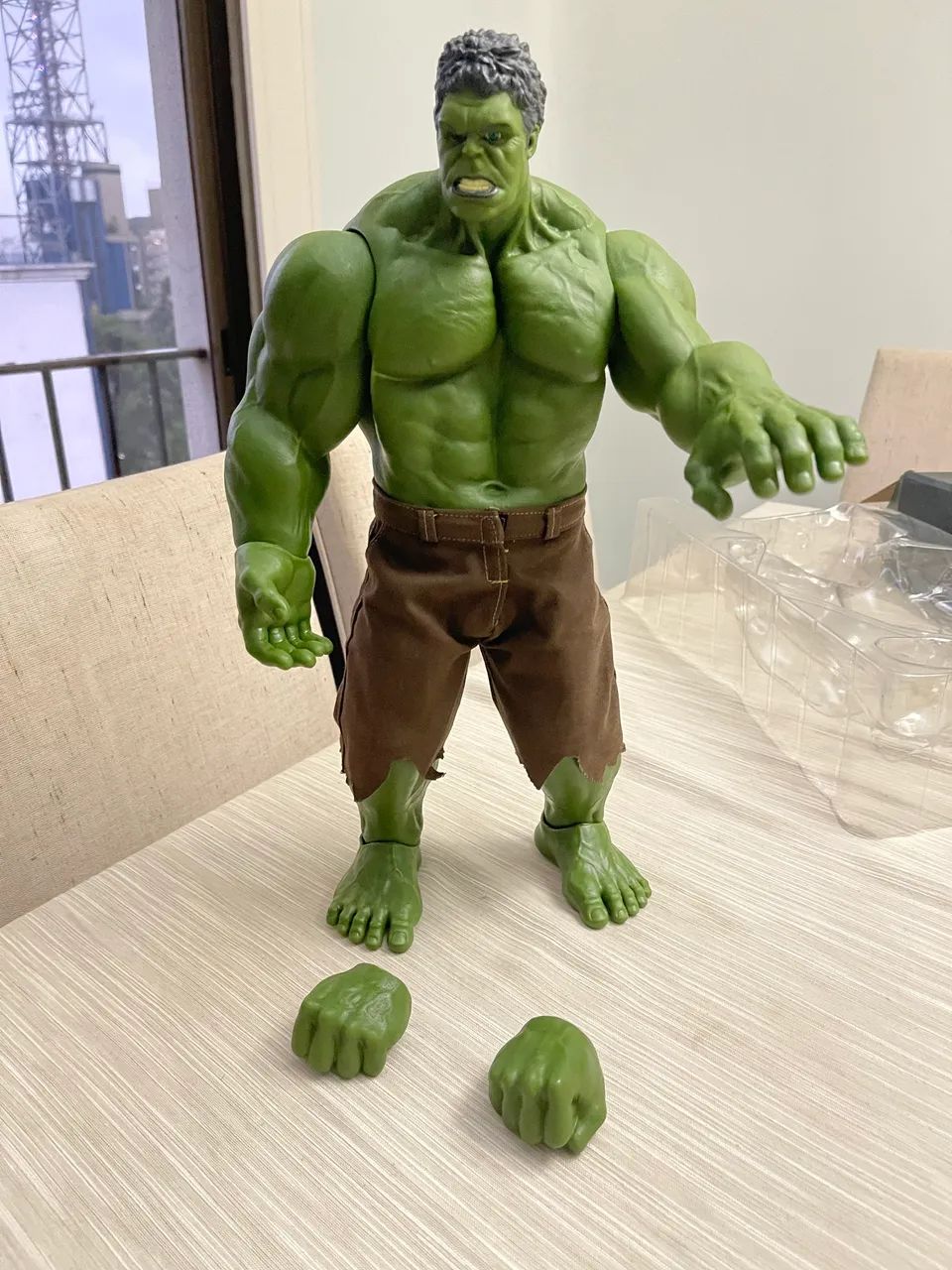 Hulk avengers 42cm. Escala 1/6  - Foto 3