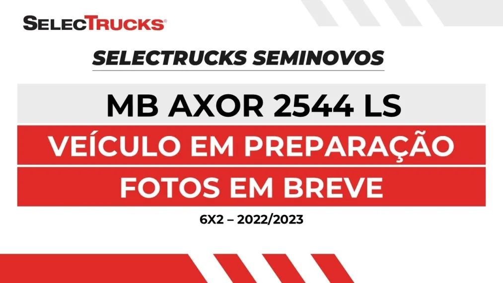 Mercedes-Benz Axor 2544 LS 440 / 6x2 Ano 2022/2023 - Caminhão Usado Seminovo - Foto 16