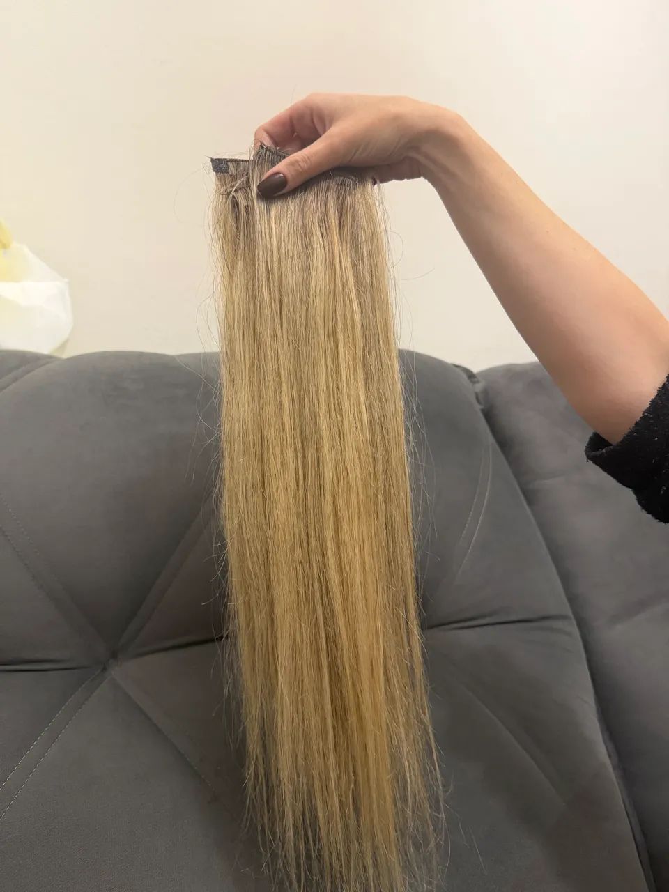 Mega Hair Brasileiro Loiro - Foto 2