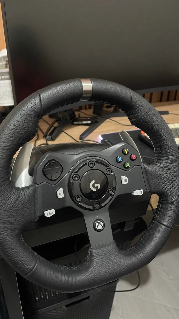 Logitech G920 + câmbio + pedal - Foto 3