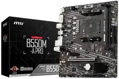 B550m a pro da MSI intacta na caixa