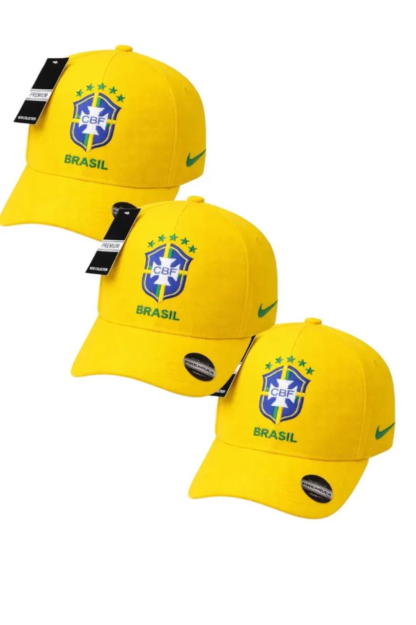 Kit c/6 boné Brasil 