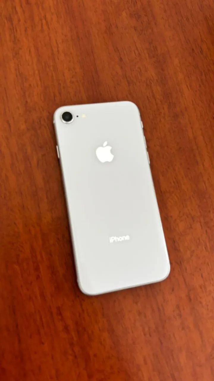 iphone 8 branco 64gb - impecável + capinha e caixa (leia a