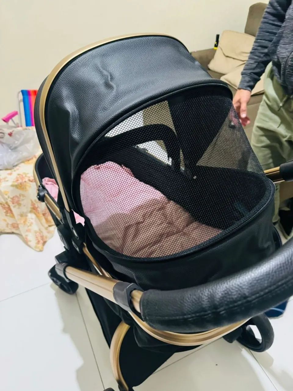 Carrinho de bebê vulkan golden - Foto 2