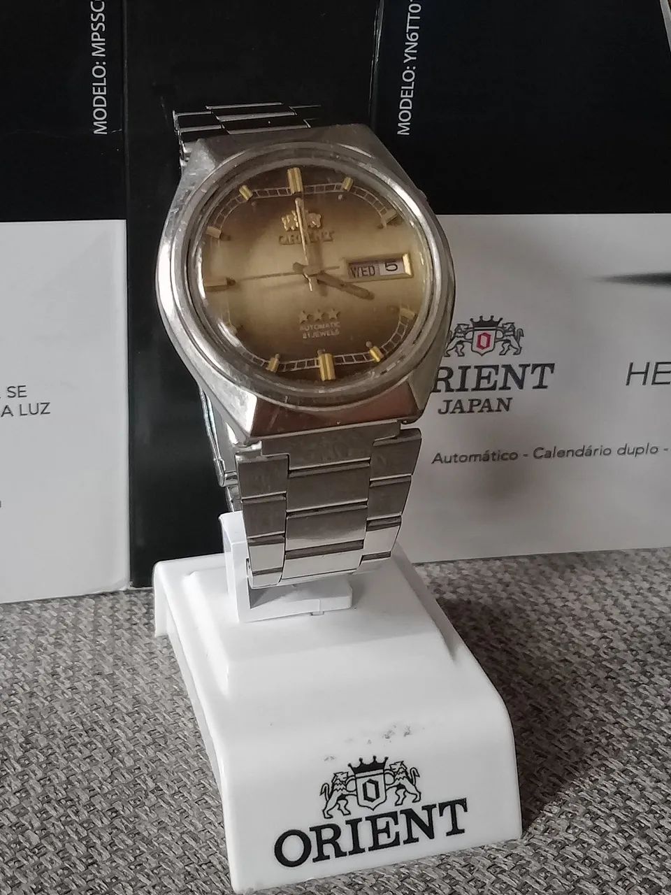 ORIENT três estrelas automático 1978 - Foto 5