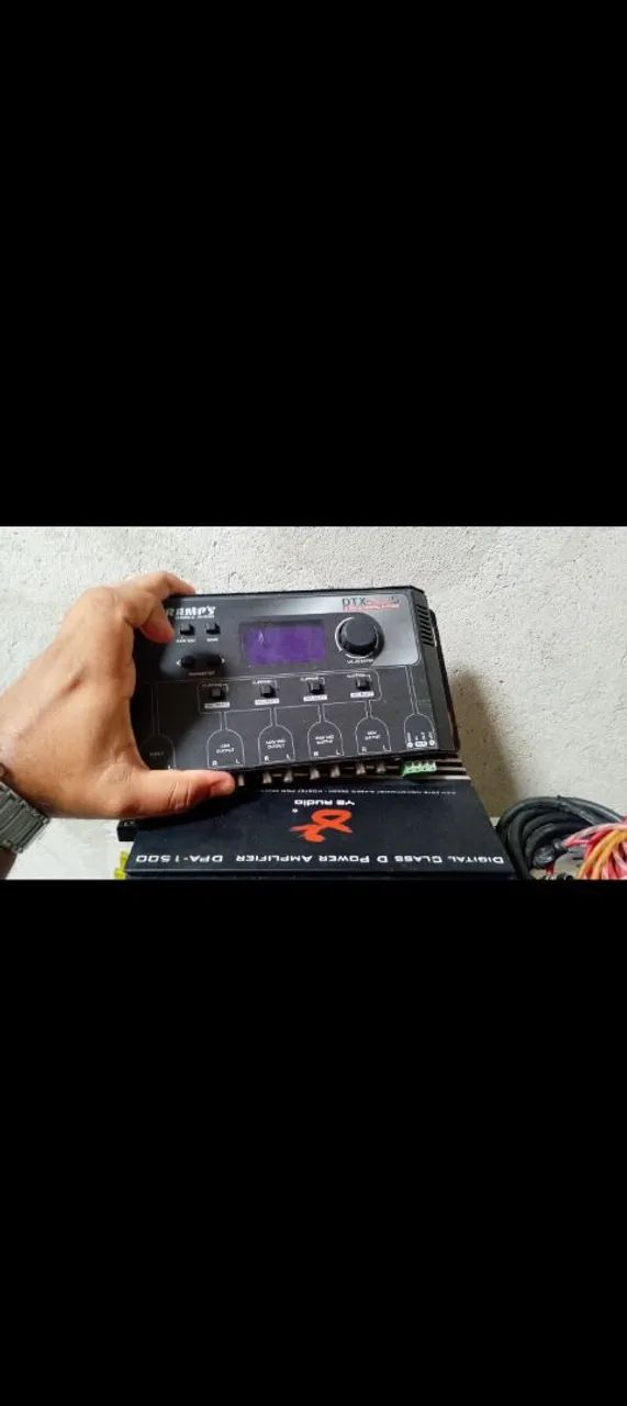 Processador / crossover DTX TARAMPS 2.4s todo bom