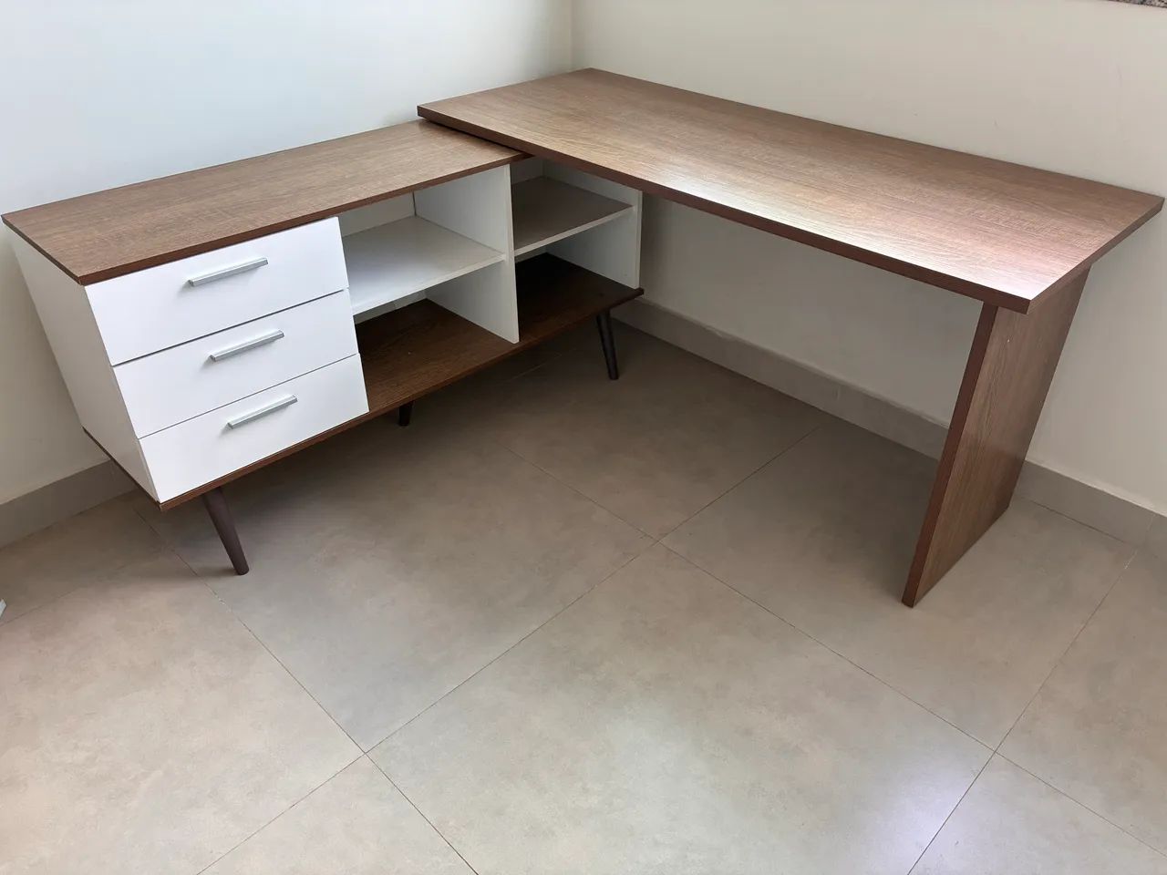Mesa de estudos em L - Foto 3