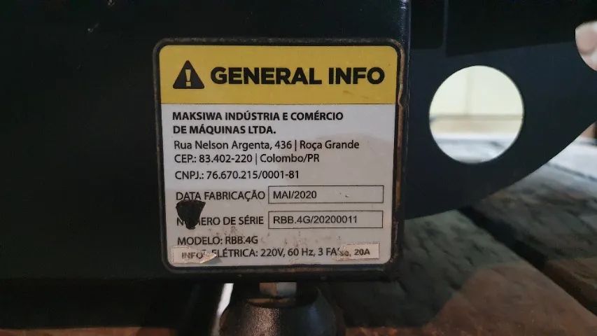 Refiladora de borda Maksiwa RBB 4G - Foto 4