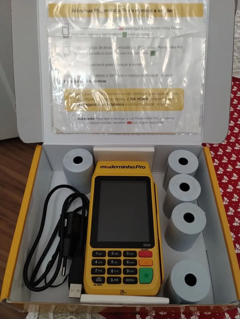 Máquina de cartão Moderninha Pro S920 - Foto 2
