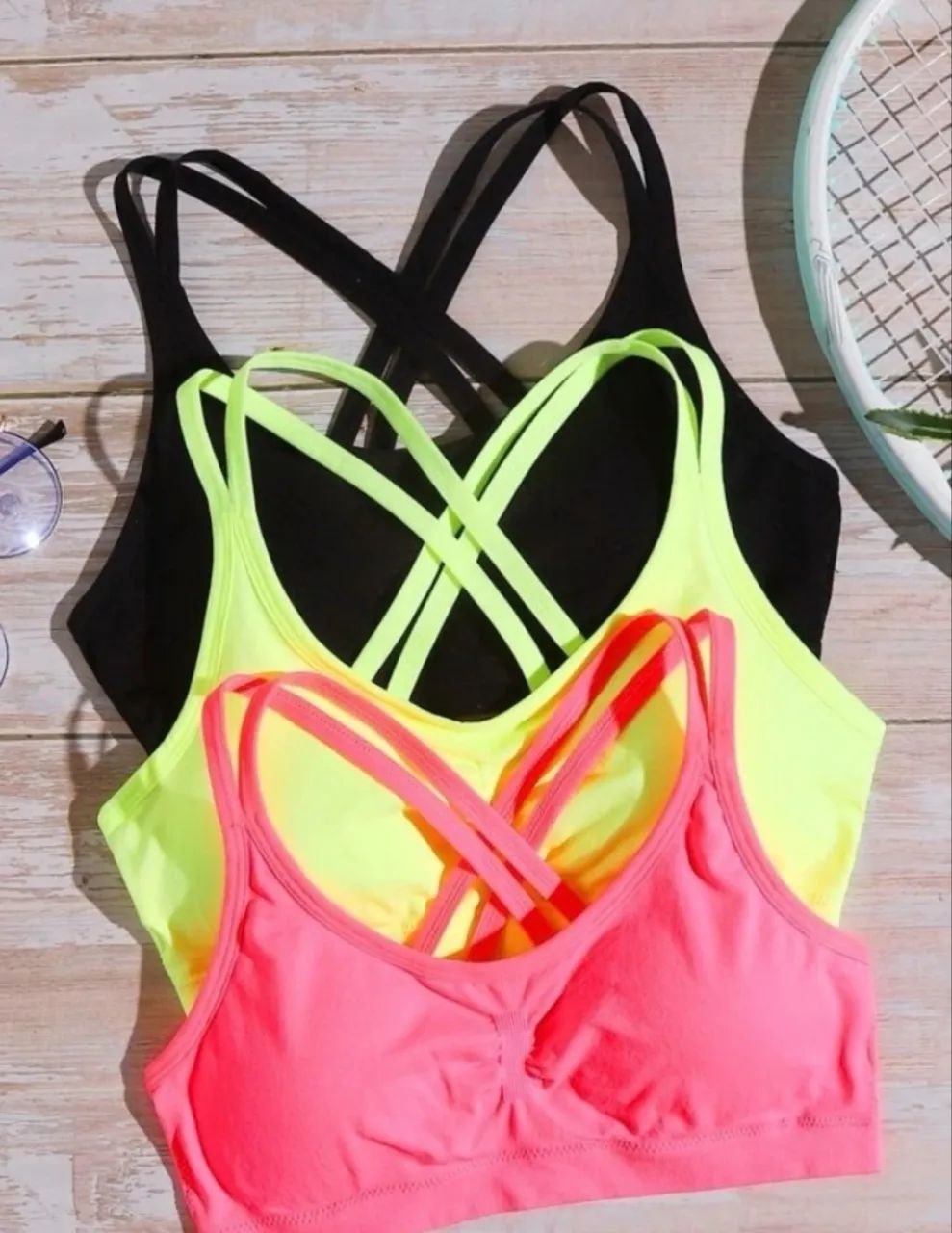 Lote de roupas fitness 