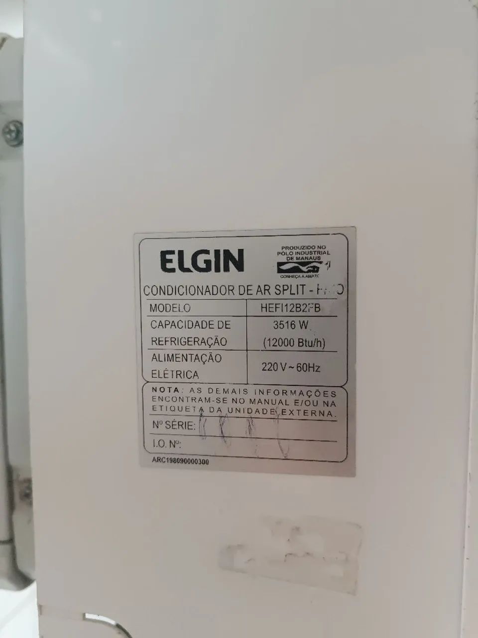 Ar condicionado Elgin 12000 BTUs em ótimo estado   - Foto 5
