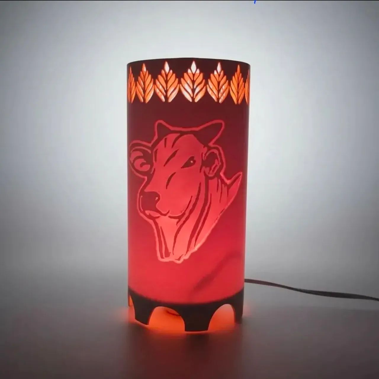 LUMINÁRIA DE PVC TEMA AGRONEGÓCIO 
