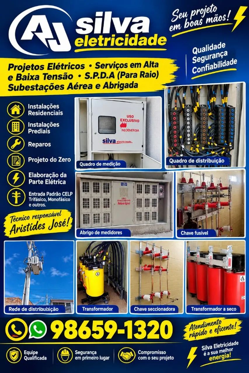 Serviços Elétricos! AJ.SILVA 