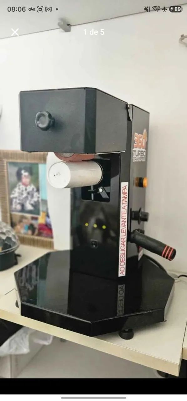 Prensa cilíndrica sublimação 360° 