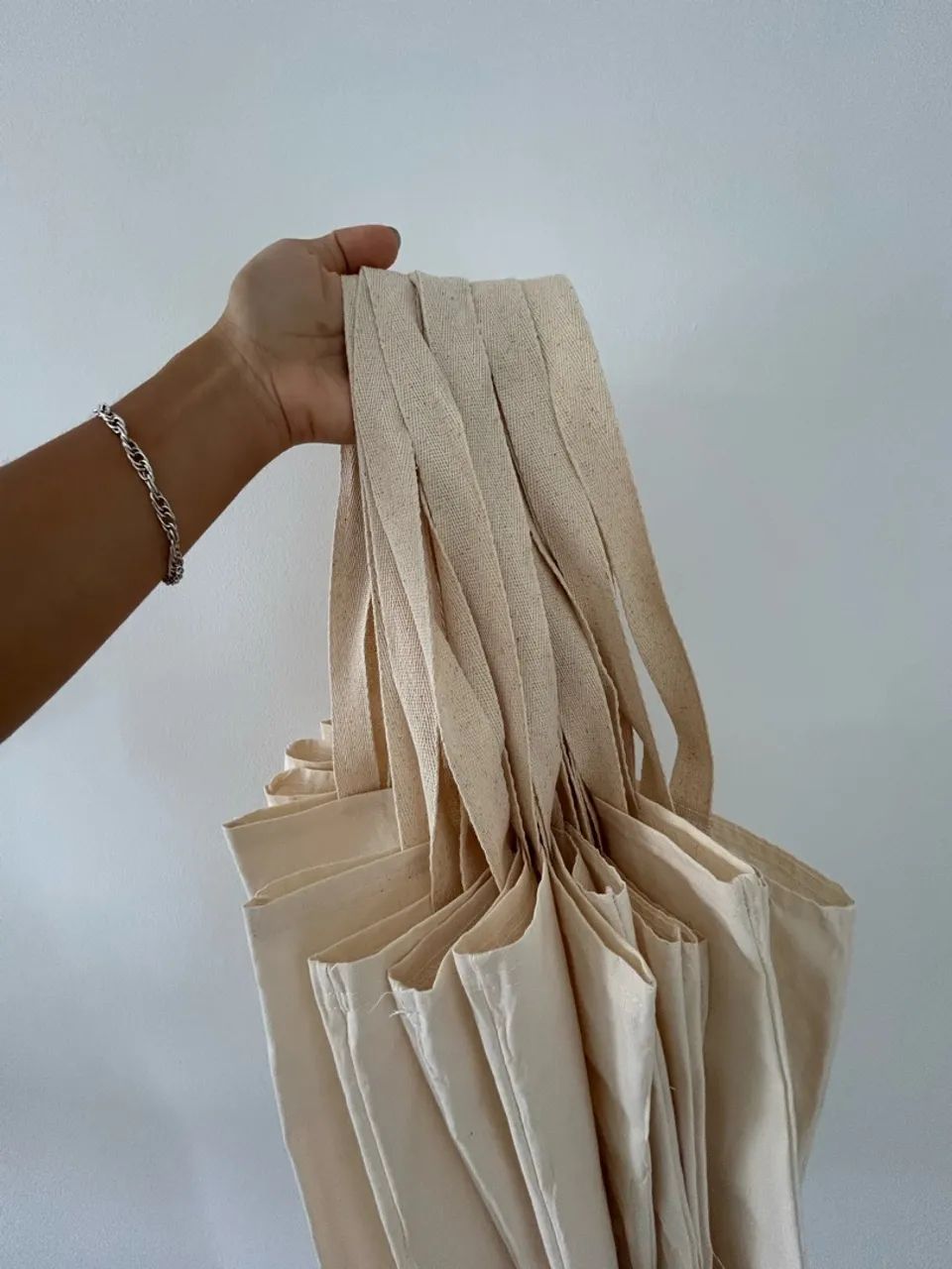 20 Ecobag 100% Algodão cru  - Foto 3
