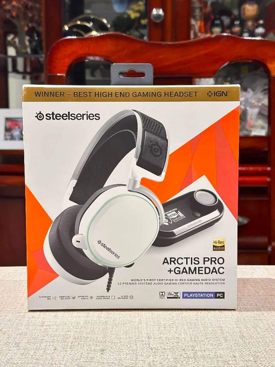SteelSeries Arctis Pro + GameDAC Branco | Novo Lacrado | NF Amazon